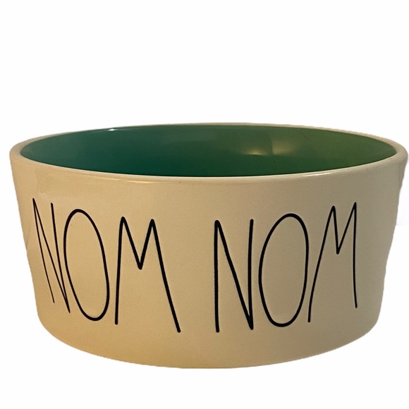 Rae Dunn Other - New! Rae Dunn Nom Nom Large Dog Pet Bowl 8in Rae Dunn Other - New! Rae Dunn Nom Nom Large Dog Pet Bowl 8in
